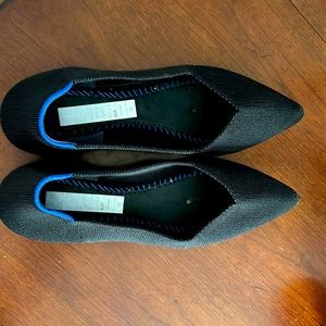 Rothy’s flat pointed dress shoes.
